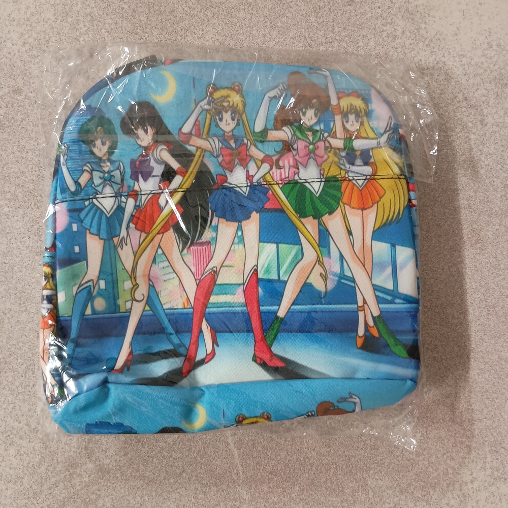 Lovely Lunch Boxes Meal Prep Handbags for Boys and Girls (Sailor Moon) (A-45)